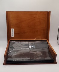 Lenox Wedding Promises Book Shelf Album Wood & Silver Tone for 160 Photos