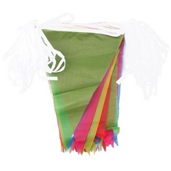 100M Multicolored Bunting Banner Multicolor Outdoor Decoration Triangle Flags US