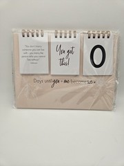 Wedding Countdown Desk Calendar – Miss to Mrs, Engagement, Party, Bachelorette