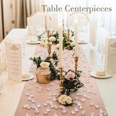 150PCS Fake Diamonds – Acrylic Rocks for Wedding Centerpieces & Table Decor