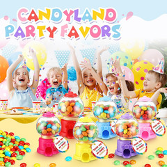 Mini Candy Dispenser Party Favors with Thank You Cards – 24 Sets