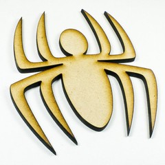 MDF Wood Wooden Shape / Shapes Spider Cutout for Craft Home Room Decor Fun Kids