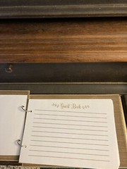 Book Guestbook New Unused Rustic