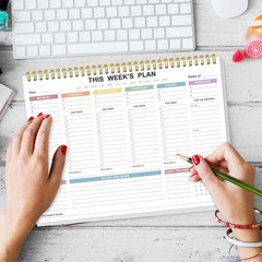 Undated Weekly Planner – 8.5″ x 11″ Undated Daily Productive Weekly To Do Lis…