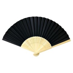 PAPER HAND FAN 8.25″ Color Choice GOOD QUALITY Bamboo Folding Pocket Purse NEW