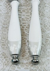 Lenox “Bellina” Wedding Cake Knife And Server Set Stainless Steel Blade w/Boxes