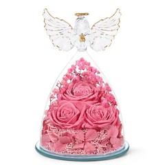 Valentines Day 3.86*5.91 inch, Sweet Pink (Rose, Baby’s Breath, Hydrangea)