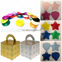 Star Heart cake balloon weight balloon ribbon quality ribbon for birthday party