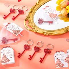 25 Sets Quinceanera Party Favors for Guests Butterfly Bottle Opener Keychain