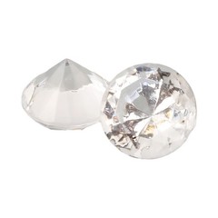 100Pcs 20MM Acrylic Diamond Gems Jewels Pirate Treasure Chest Hunt Party for
