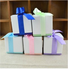 10/20/50/100Pcs feet Favor Ribbon Gift Box Candy Boxes Wedding Sweet Party Decor