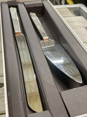 Stainless Steel Vera Wang “Love Knot” Wedding Cake Serving Utensils