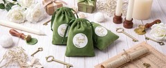 12pcs Black Velvet Drawstring Bags 3×4 inches Small Velvet Cloth Bags Jewelry