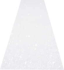 Wedding Aisle Runner White Sequin Carpet Runner for Party Sparkly Rug Indoor Out