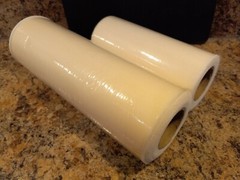 2 Spools Darice Tulle Size: 9″ x 50 Yards Size: 6″ x 30+ Yards 100% Nylon Ivory
