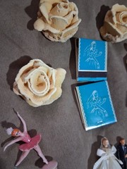 Vintage Wedding Cake Toppers Roses N More ! Early 60s