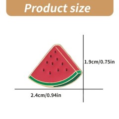 Fruit Badge Cartoon Pin Alloy Texture Fashion Accessories for Clothing and Bags
