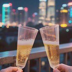 Champagne Flutes Plastic,25 Pack Disposable Champagne Glasses,Clear Pink