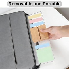 Legrape 2-Pack Monitor Memo Board, Sticky Note 11.8×3.1 inch, Clear