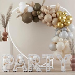 Heavy Duty White Heart Shape Wedding Arch Backdrop Stand Metal Arbor Frame Party