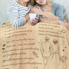 Wedding Gifts for Couple 2025, Wedding Blanket for Marriage Prayer, Newlyweds An