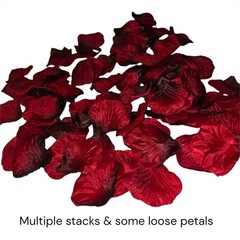 Rose Petals Bulk 10000pc Pink White Red New Silk Artificial Flower Wedding Decor