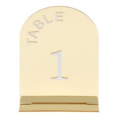 20PCS Gold Table Numbers Acrylic Party Table Numbers Wedding Table Numbers Sign