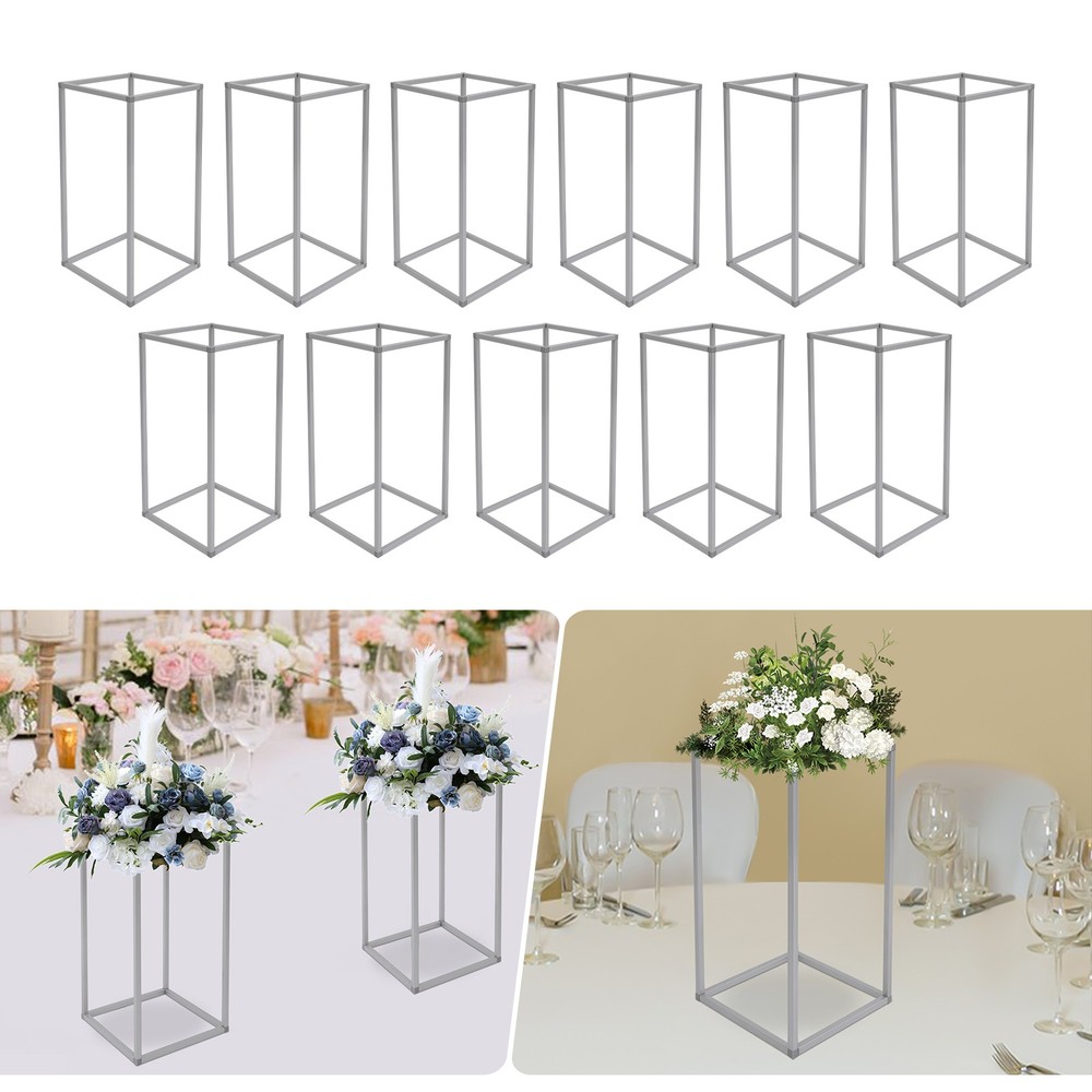 11 Pcs Flower Stands Flower Holder for Wedding Decorations Rectangular Wedding~