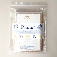 ponatia 25 Pieces/Pack Rose Gold Glitter Printed RSVP Cards with Envelopes