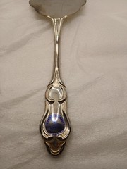 International Silver Company Gold Tone Cake Server & Knife Set Wedding