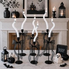 Halloween Decorations Indoor-6 Pcs Twisting Ghost Candles Ghost Candles-6pcs