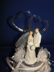 New Wilton «Expression of Love» Wedding CakeTop, white coat, black pants 101-932