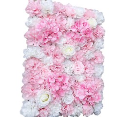 12PCS Artificial Flower Wall Panels 16″x 24″ Silk Flower Backdrop Party Decor