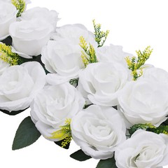Wedding Dining Table Flower Centerpiece Artificial Rose Flower Arrangement 6Pcs