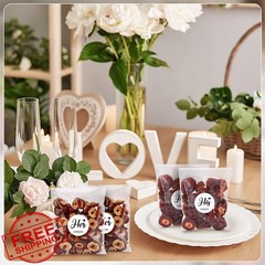 AIOMOB His Her Our Favorite Wedding Favor Stickers Candy Bags