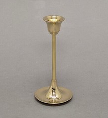 Candle Holder 5″-6″-7″High Polished Shiny Brass Contemporary Style FREE SHIPPING
