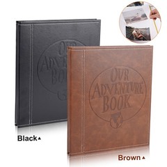 Large Self Adhesive Photo Album Leather Scrapbook Picture Album Christmas Gift