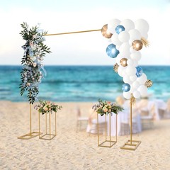 Metal Wedding Stand Wedding Backdrop Stand Balloon Stand with Flower Stands