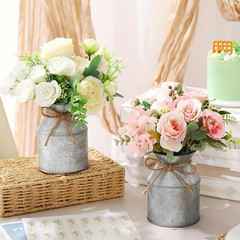 6 Pack Metal Flower Vases Durable Wedding Party Table Decor Centerpieces