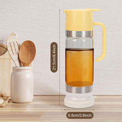 2 Pack 12 Oz Glass Honey Dispenser Pot with Silicone Base No Drip Honey