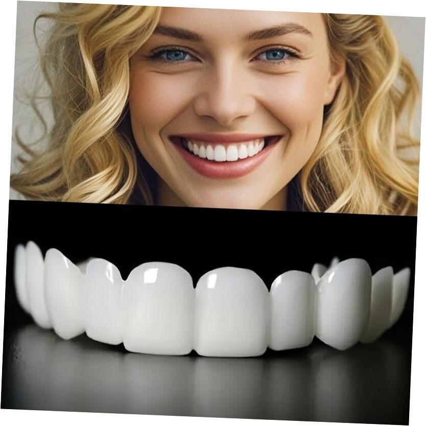 2 Pairs Smile Optimizing, Comfort Adjustable Upper & Lower Set, Unisex White