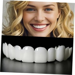 2 Pairs Smile Optimizing, Comfort Adjustable Upper & Lower Set, Unisex White