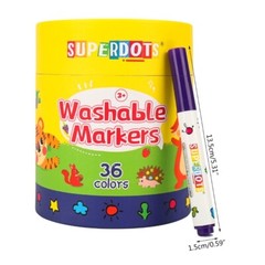 12/24/36 Color Washable Markers for Kid Adult Art Drawing DIY Scrapbooking