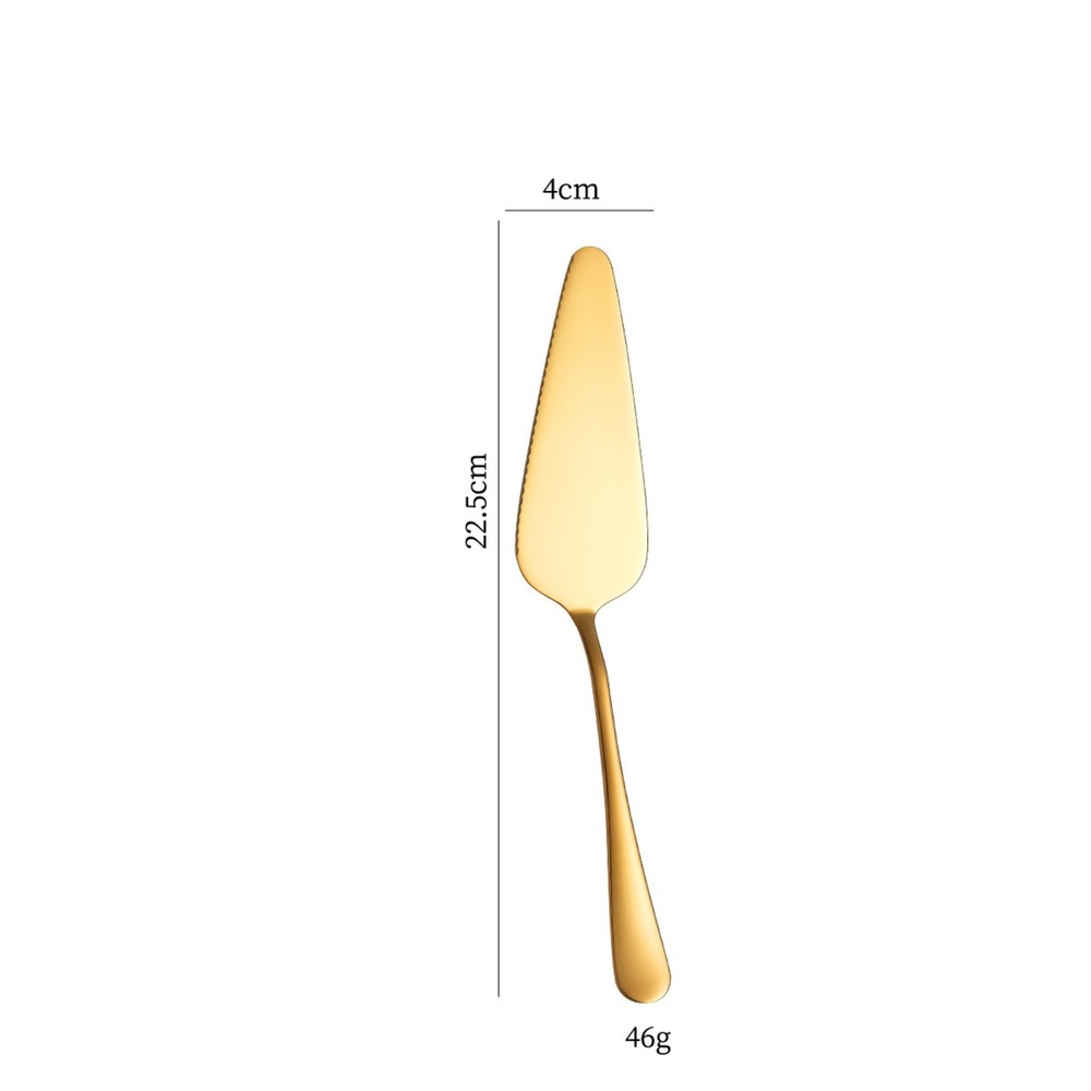 Multi color Food Grade Stainless Steel Cake Pizza Server for Home Kitchen Baking