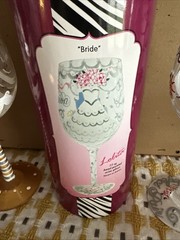 Lolita Wedding Wine Glasses, BRIDE & I Do See Description Recipes On Bottom