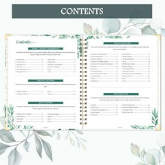 Wedding Planner – Book and 12″ x 9″ x 0.6″ inches, White