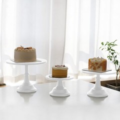 Round Cake Stand Metal Iron Pedestal Dessert Holder Wedding Party Rack Display