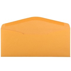 JAM PAPER #11 Envelopes – 4 1/2 x 10 3/8 – Brown Kraft #11, 50 Per Pack