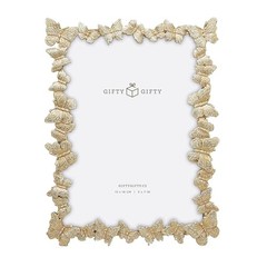Butterfly Photo Frame 5”x7” For Vertical and Horizontal Display on Tabletops,