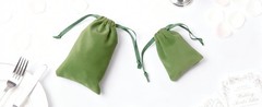 12pcs Black Velvet Drawstring Bags 3×4 inches Small Velvet Cloth Bags Jewelry